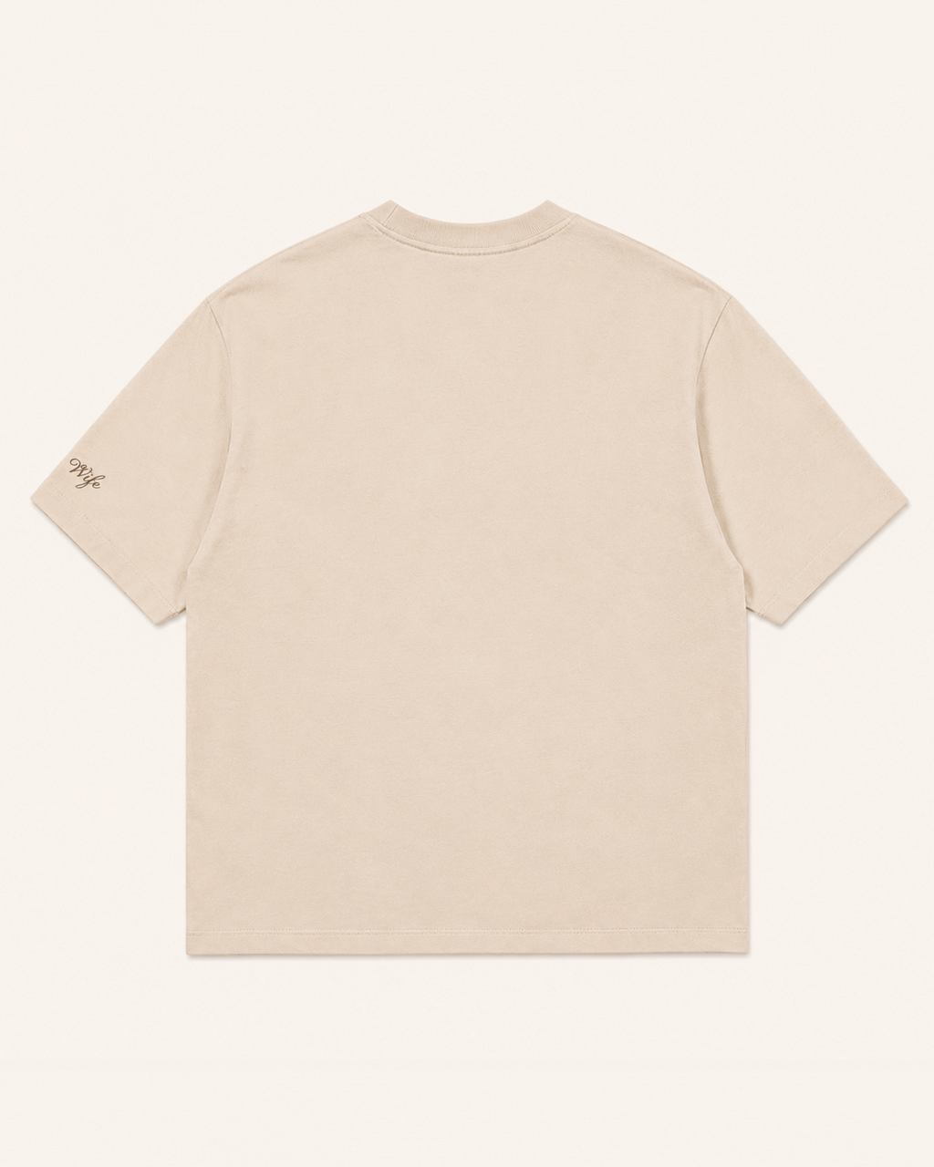 Normalize Liking Your Husband Oversized Tee - Latte