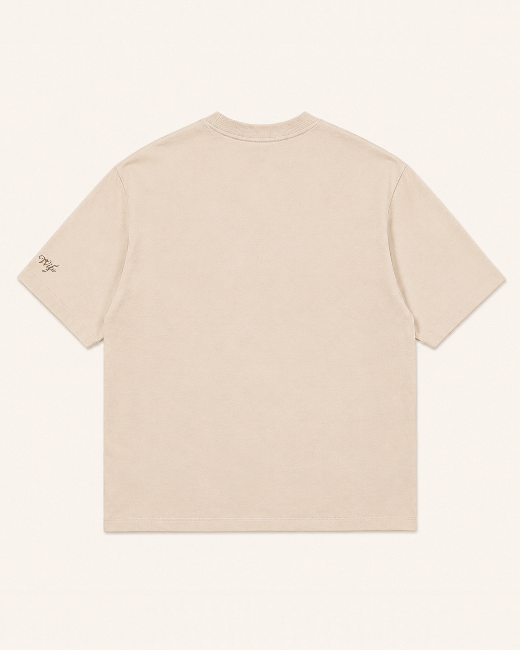 Normalize Liking Your Husband Oversized Tee - Latte